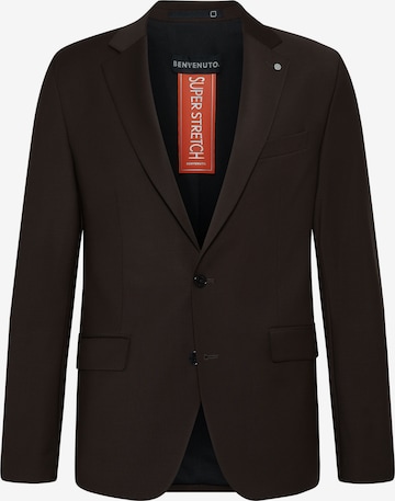 Veste de costume 'LARIO' BENVENUTO en marron : devant