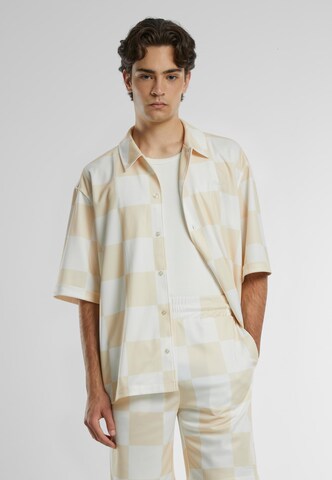 Prohibited Comfort Fit Hemd in Beige: Vorderseite