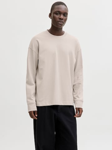 JACK & JONES Shirt in Beige: voorkant