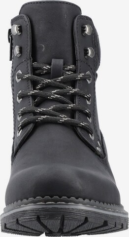 Bottines à lacets Rieker en noir