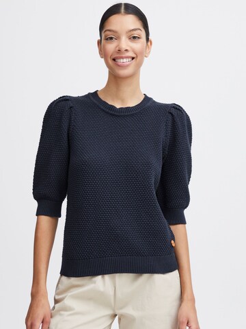 Oxmo Trui 'Micha' in Blauw: voorkant