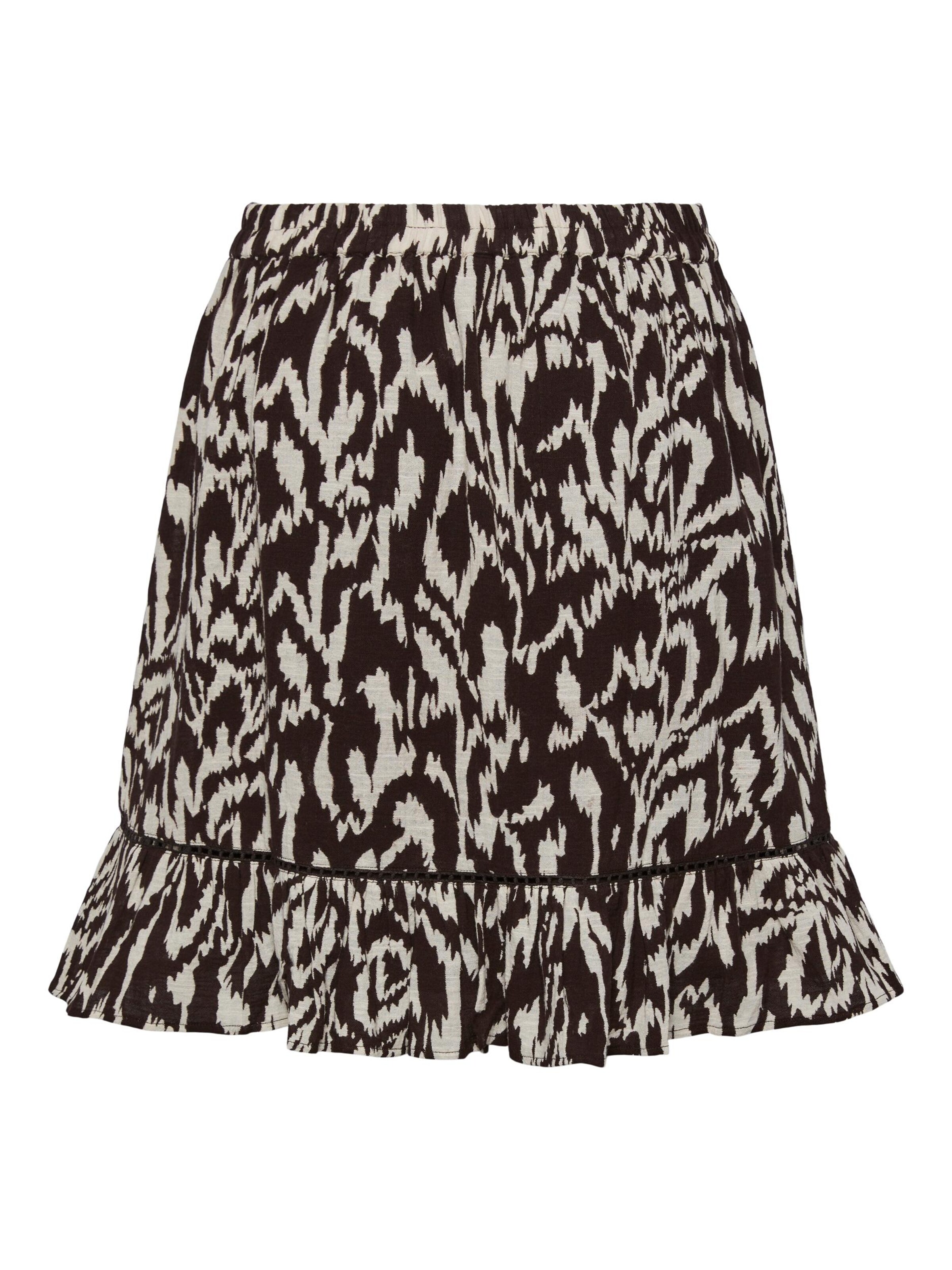 PIECES Φούστα 'JEANITA' σε καφέ