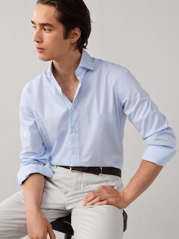 Hackett London Comfort Fit Hemd in Blau