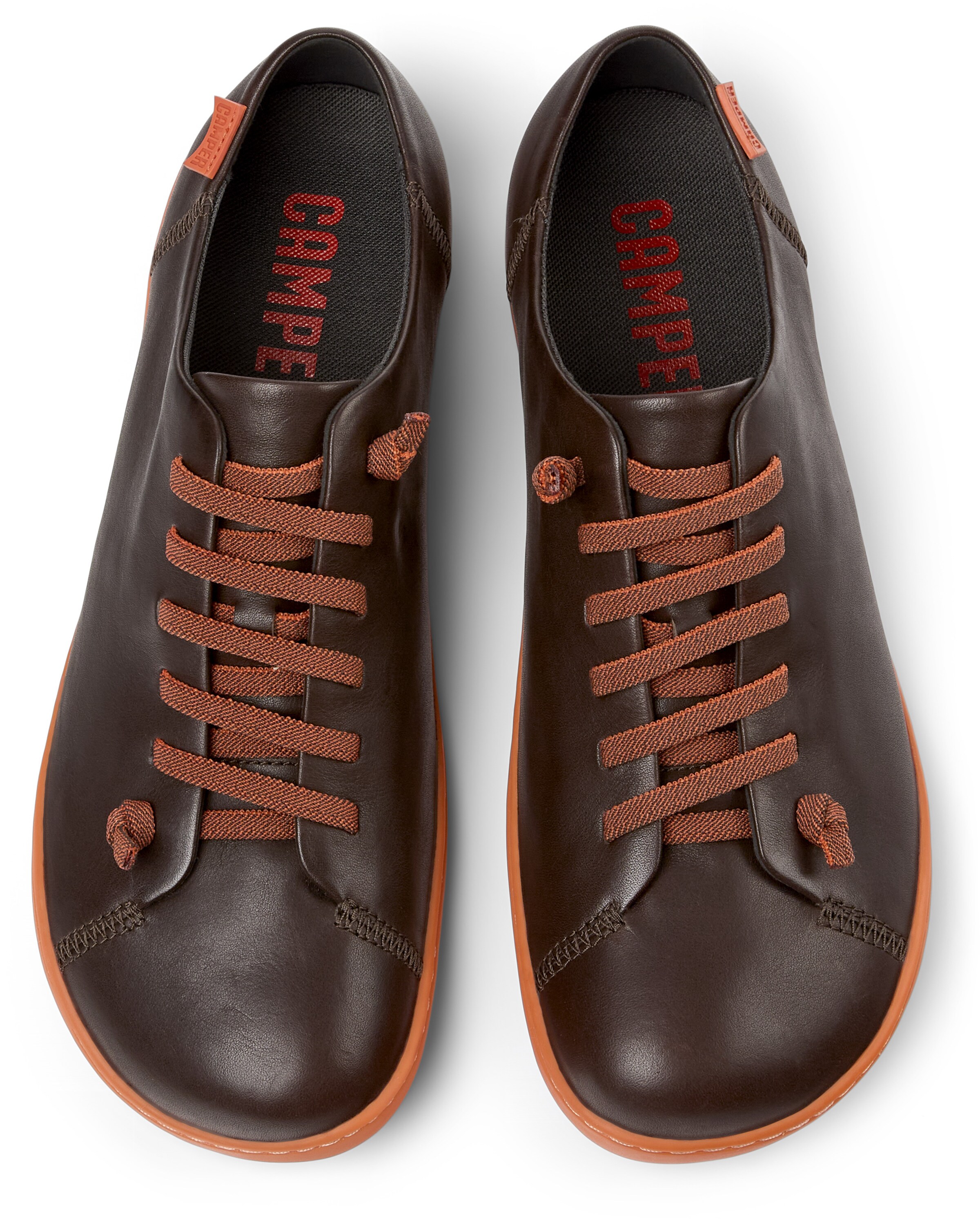 Baskets basses ' Peu Cami ' CAMPER en marron