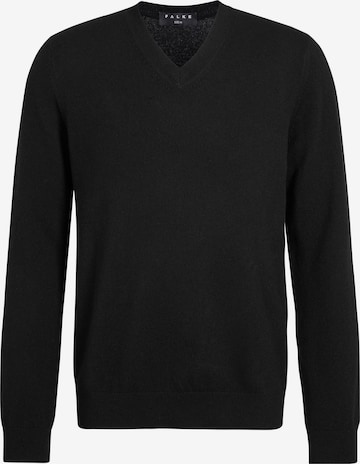 FALKE Pullover 'Pure Cashmere' in Schwarz: Vorderseite