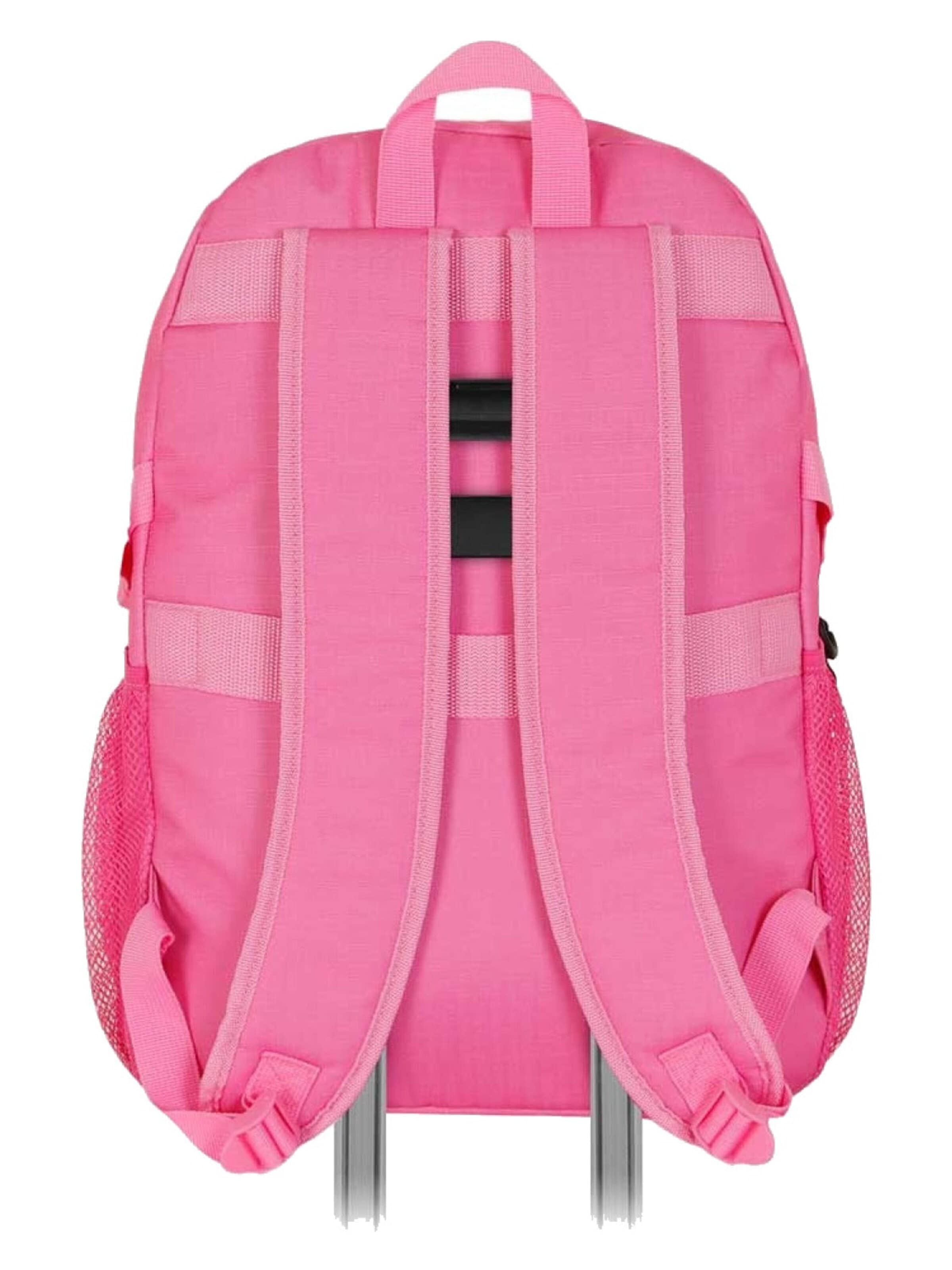 BARBIE Backpack 'Barbie Rugzak Dames Meisjes 3 Vakken Laptop Tablet Vak Hoogte 44cm' in Pink