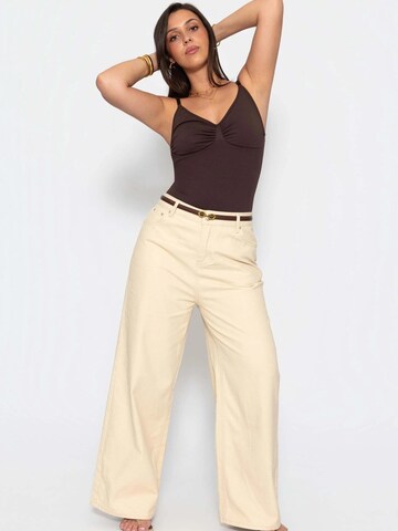 SASSYCLASSY Shaping top in Brown