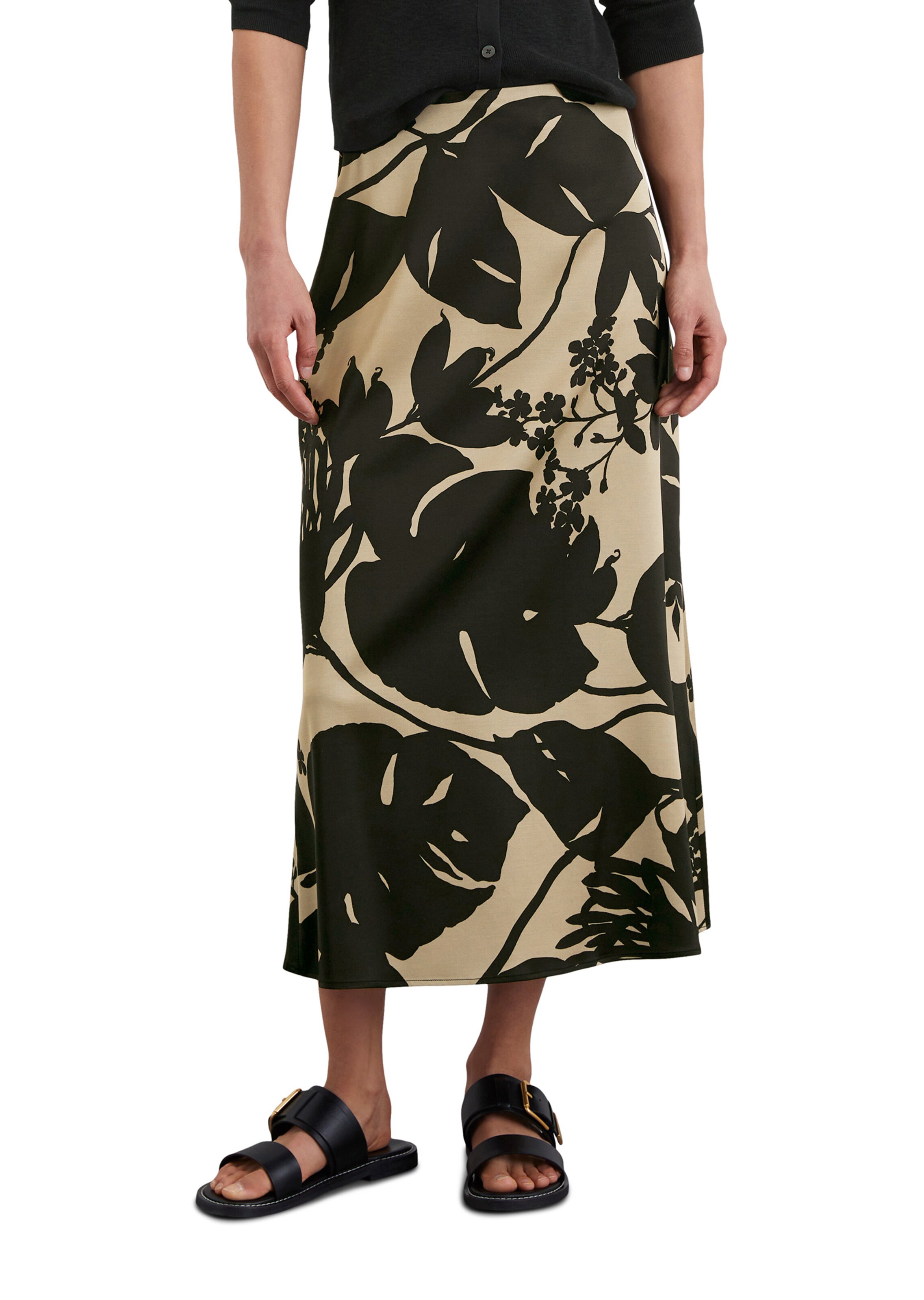 Marc O'Polo Rok in Bruin: voorkant