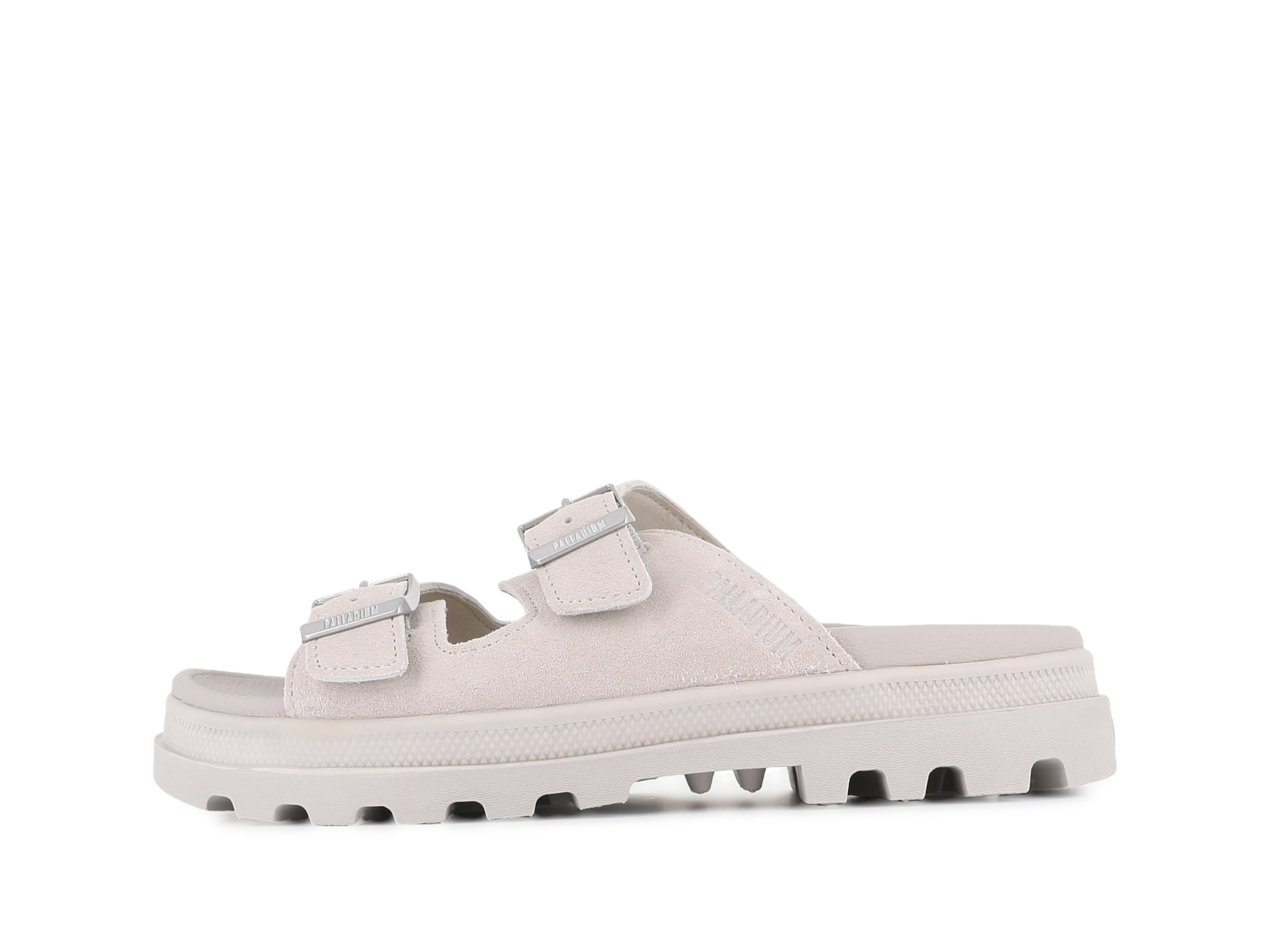 Palladium Pantoletter 'DUNELITE RIVIERA' i hvid: forside