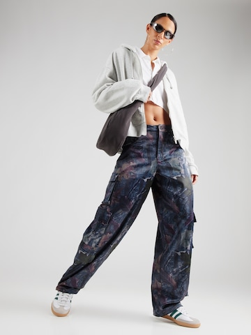 ADIDAS ORIGINALS Baggy Cargo trousers 'SAT' in Blue