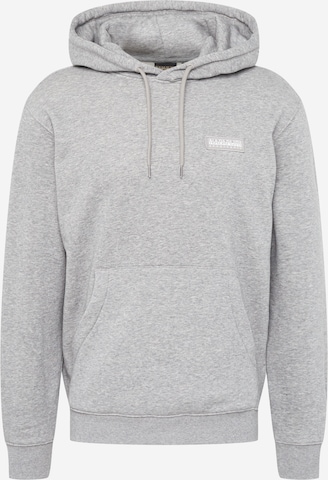 NAPAPIJRI Sweatshirt in Grey: front