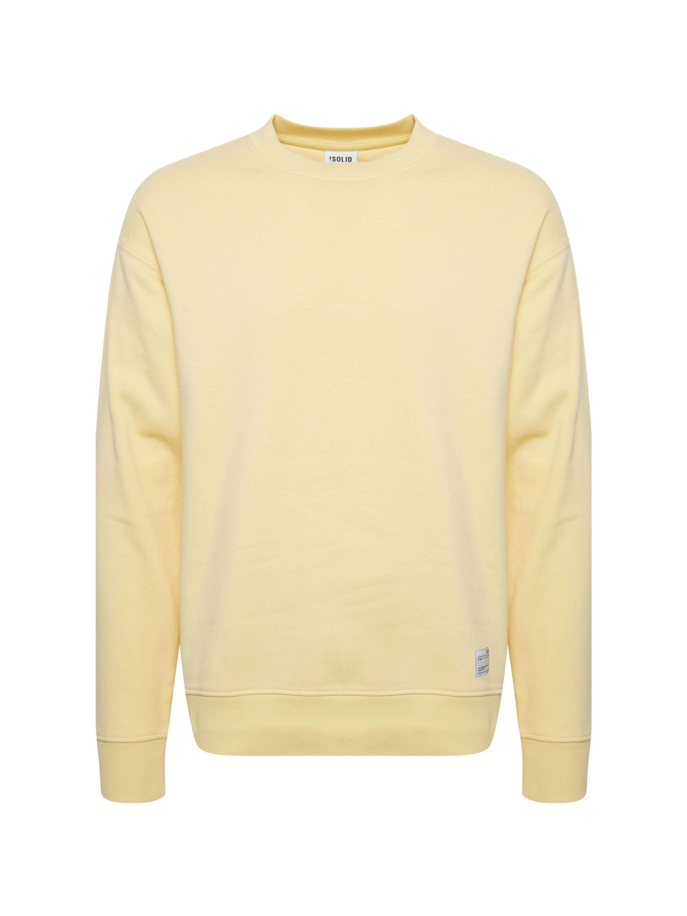 !Solid Sweat-shirt 'SDLenz' en XXXL en jaune, Vue avec produit
