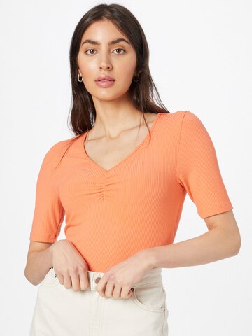 CATWALK JUNKIE Shirt 'LUNA' in Oranje: voorkant