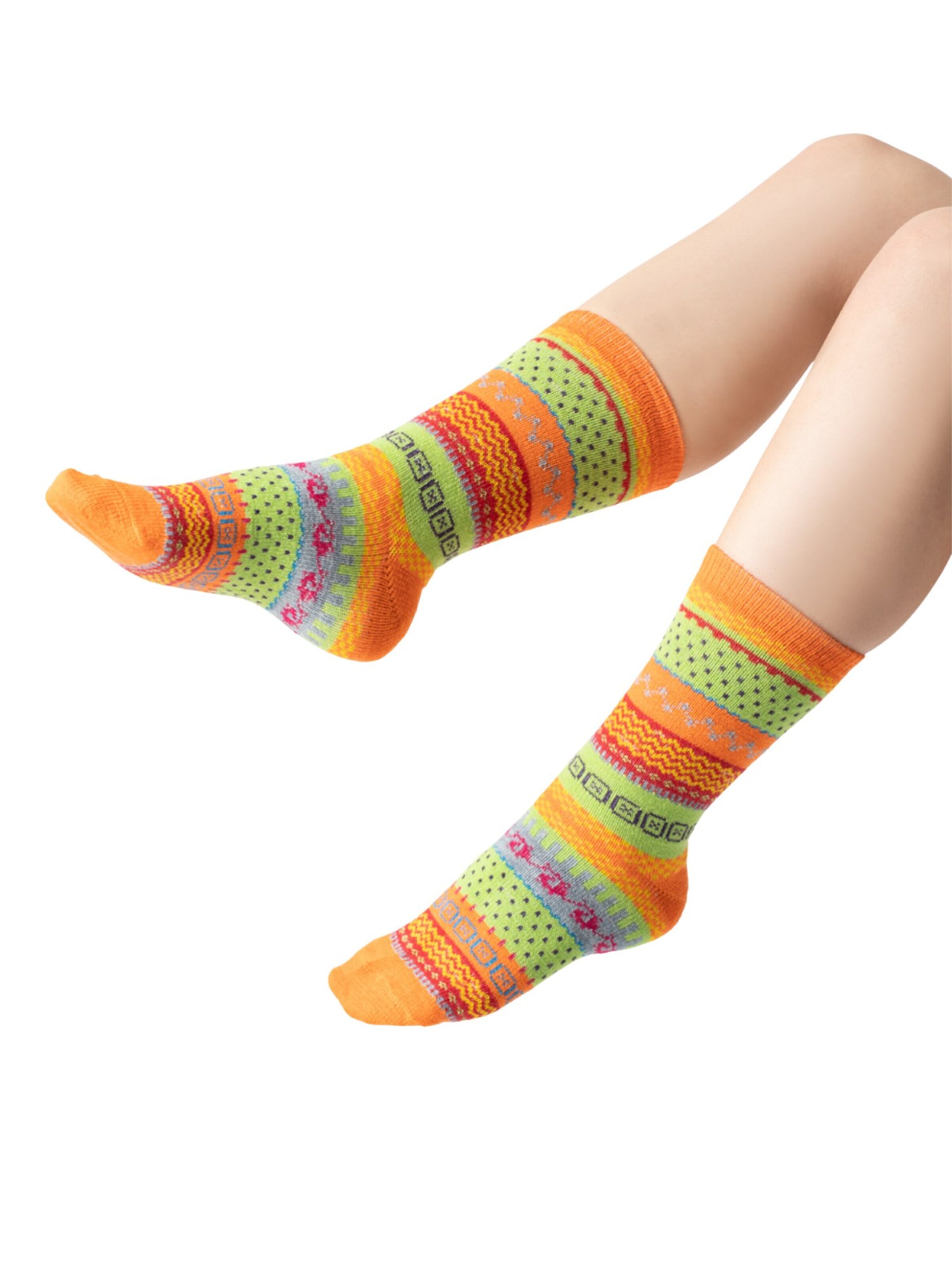 HomeOfSocks Socks 'HOS2293' in Orange