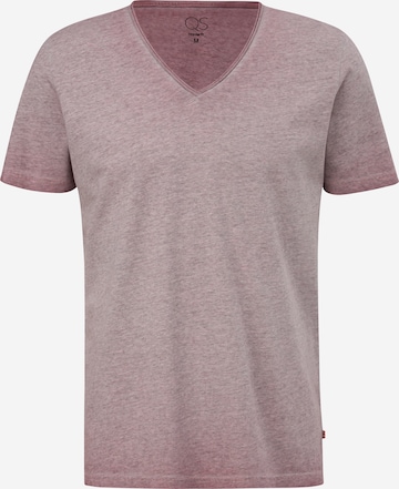 T-Shirt QS en rose : devant