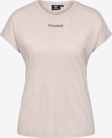 T-shirt fonctionnel Hummel en gris : devant