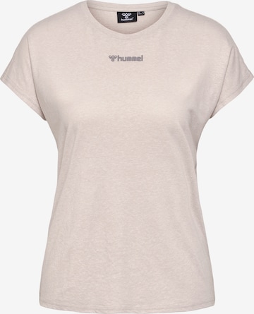 T-shirt fonctionnel Hummel en gris : devant