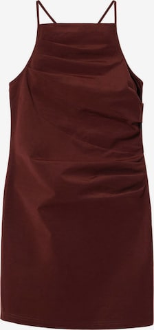 Robe de cocktail 'Sacki' MANGO en marron : devant