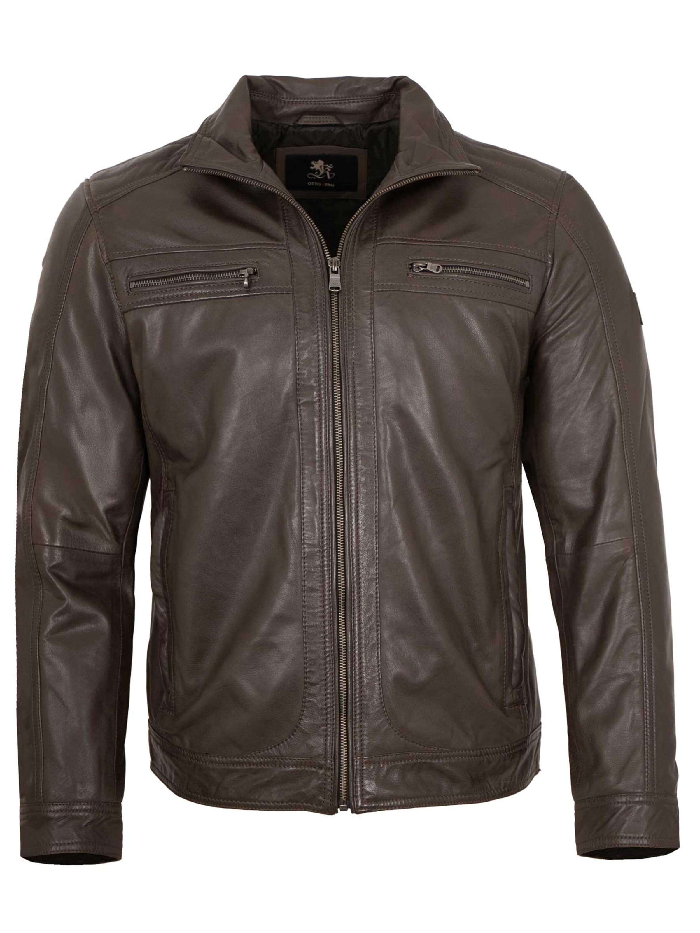 OTTO KERN - Chaqueta de entretiempo 'Men-105' en marrón: frente