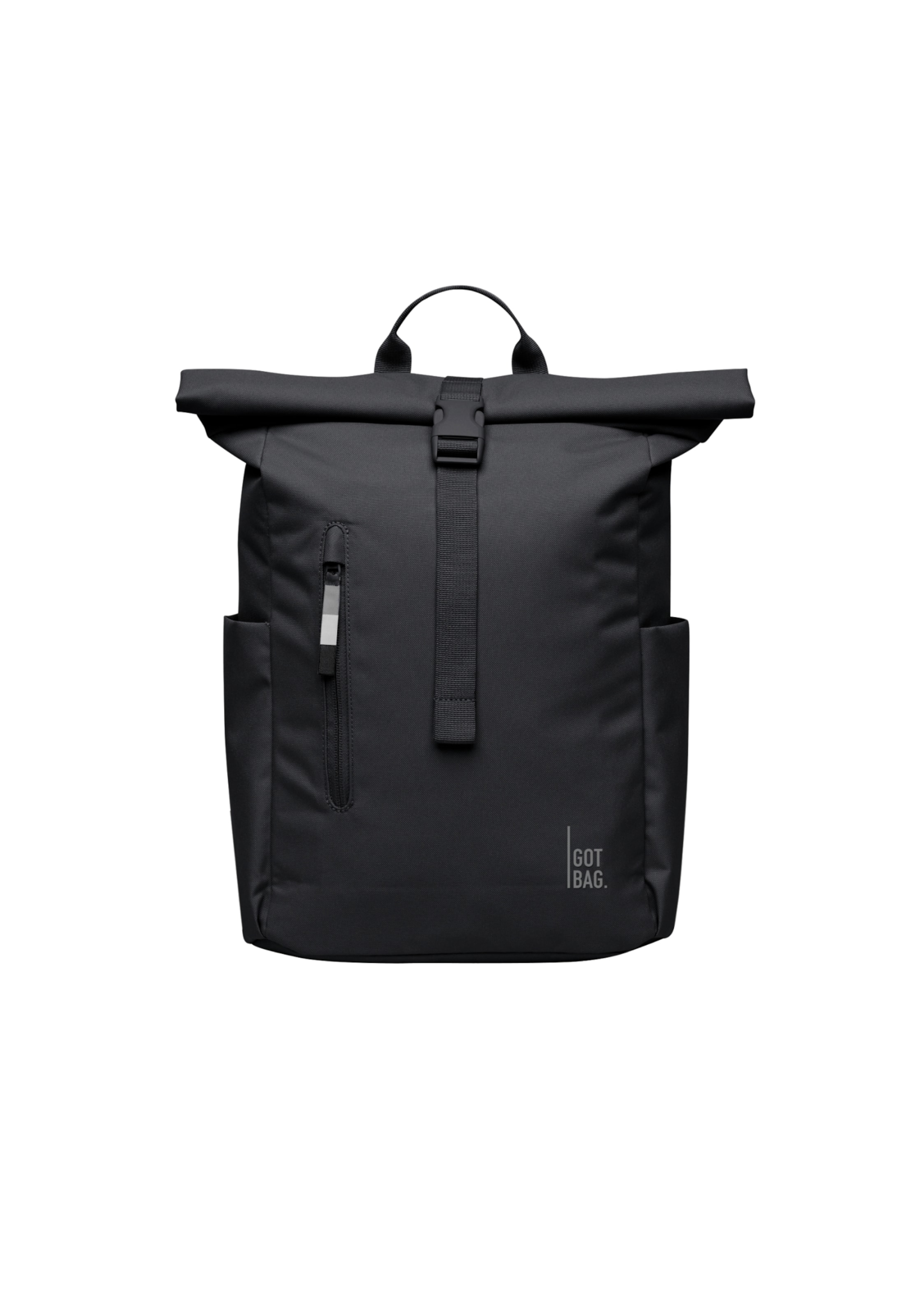 Got Bag Rucksack 'Rolltop Easy Small' in Schwarz: Vorderseite