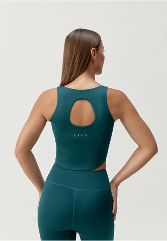 Born Living Yoga Bustier Sportsweatjacke 'Godo' in Grün
