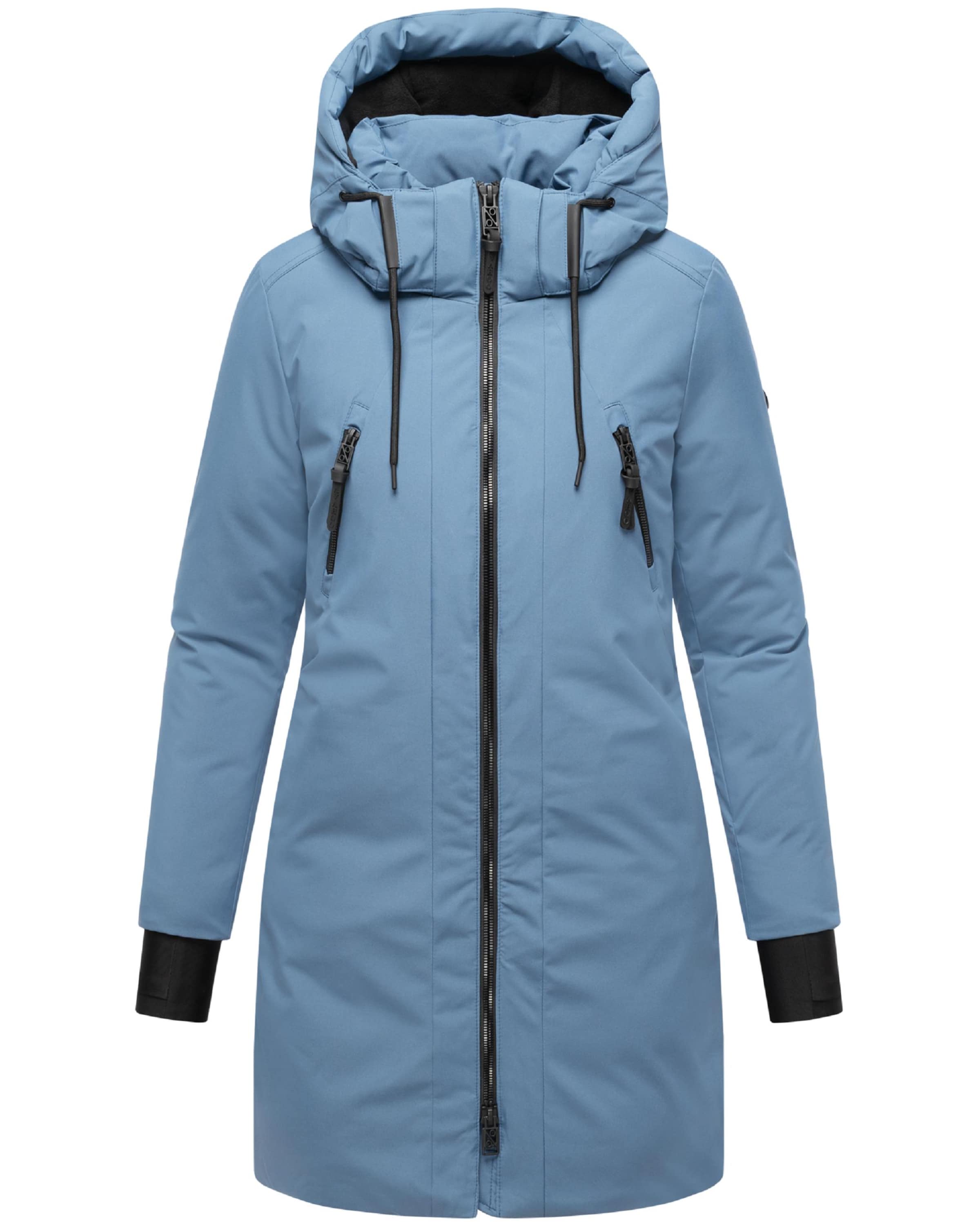 Manteau d’hiver &#x27;Zart 14&#x27; NAVAHOO en bleu : devant
