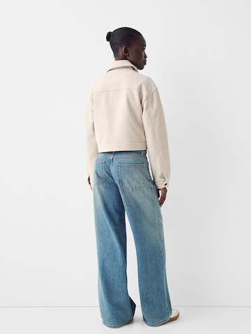 Bershka Between-season jacket in Beige
