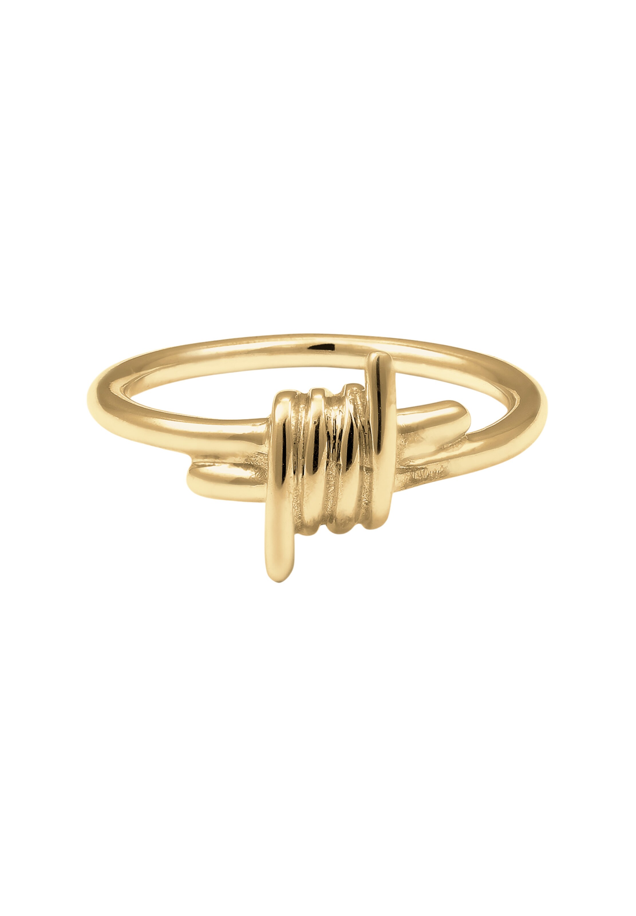 KUZZOI Ring 'Wire' in Goud