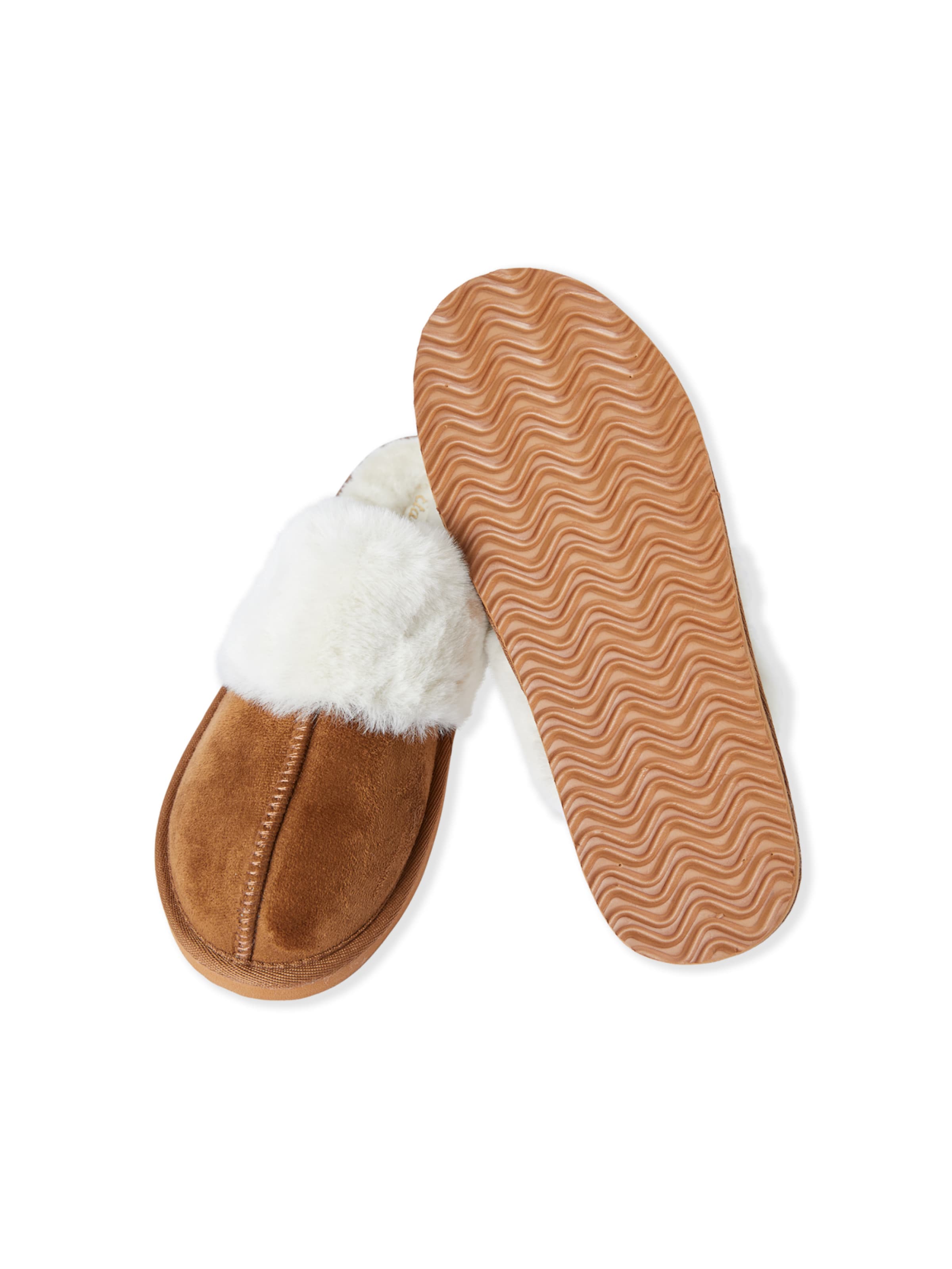 ETAM Hausschuh 'Galana' in Braun