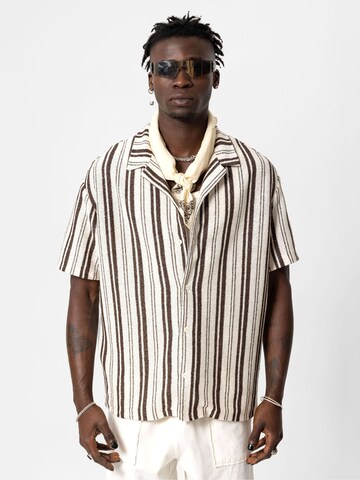 VAMOS CLO Overhemd in Beige: voorkant