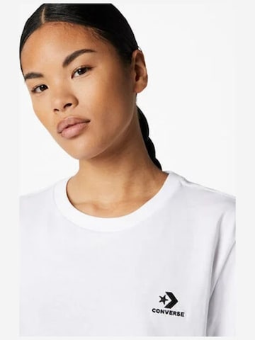 T-Shirt 'Converse Go-To Embroidered Star Chevron Standard-Fit T-Shirt' CONVERSE en blanc