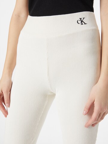 Calvin Klein Jeans Skinny Broek in Wit