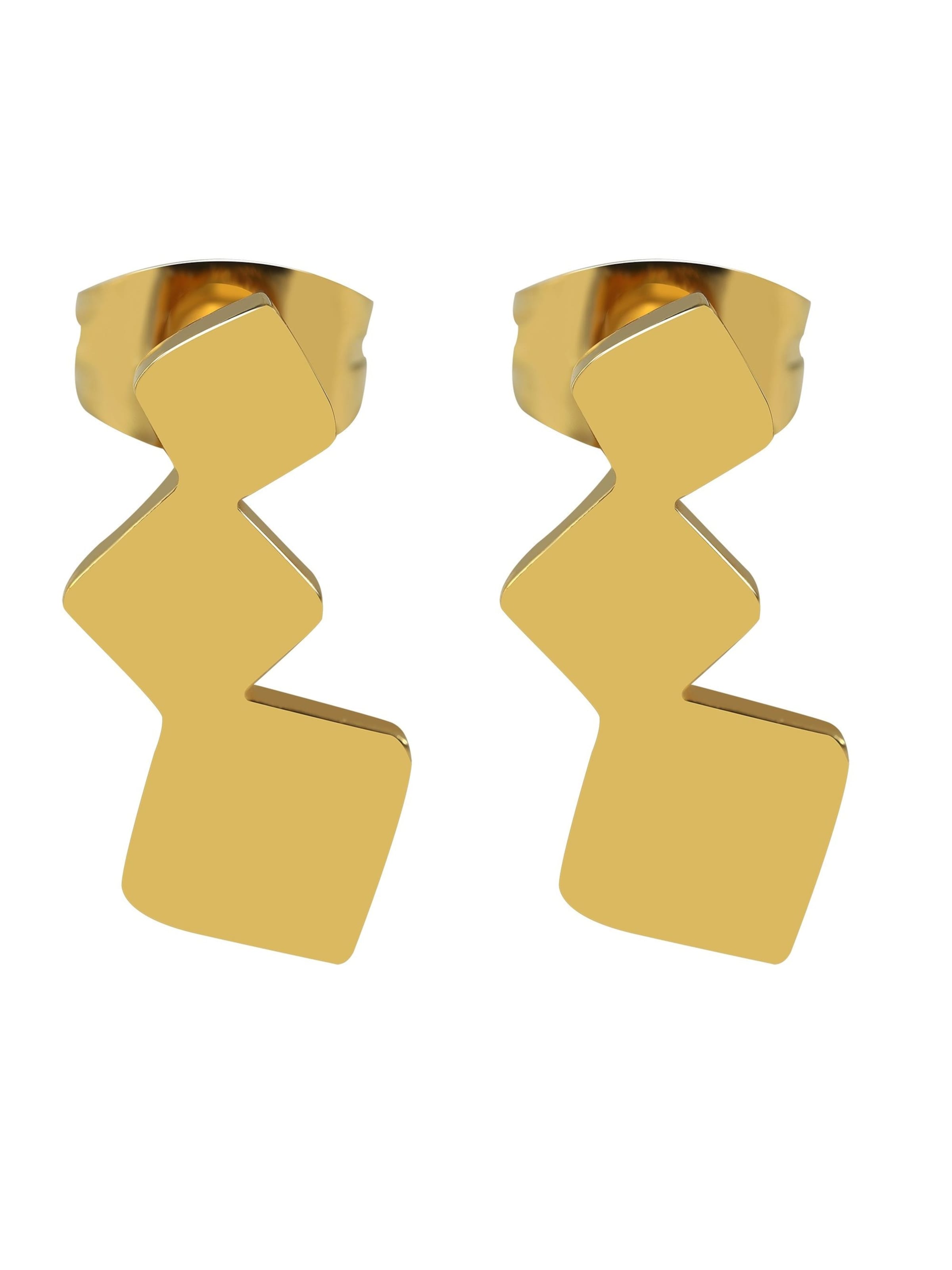 Akzent Earrings 'Petja, langlebig' in Gold