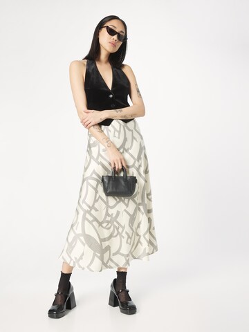 Neo Noir Skirt 'Bovary' in White