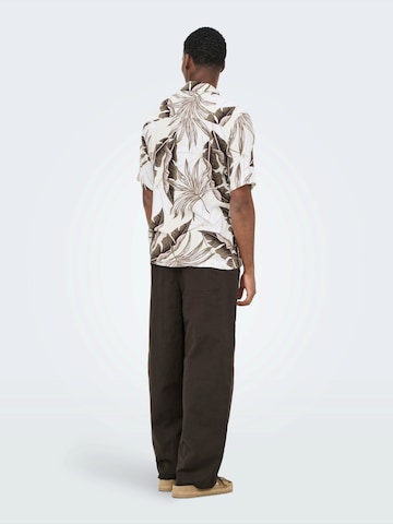 Only & Sons Regular fit Srajca 'ONSELI' | bela barva