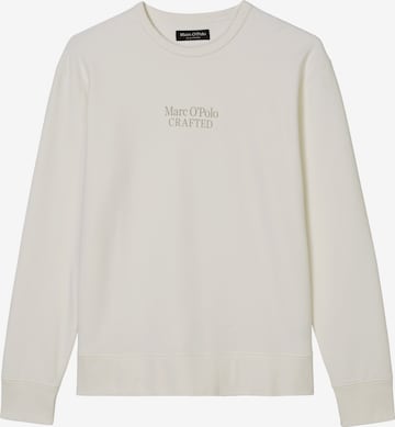 Marc O'Polo Sweatshirt in Wit: voorkant