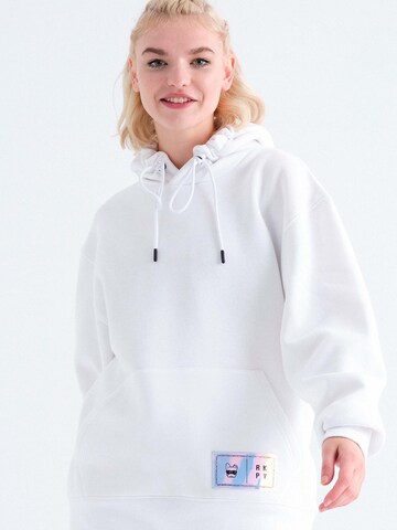 Rockupy Sweatshirt 'Gabriel'‌‌‌‌‌‌‌‌ in Weiß