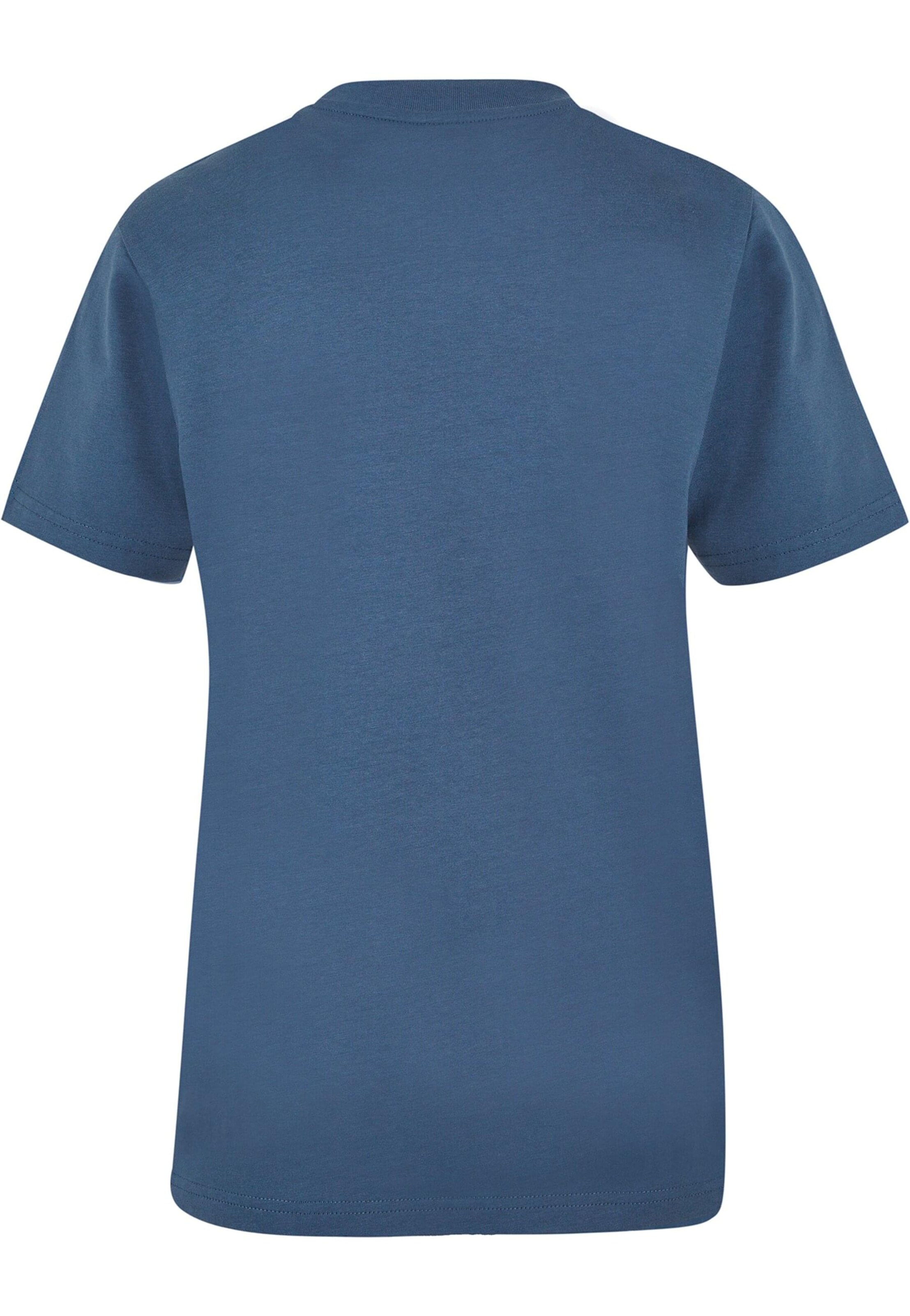 ABSOLUTE CULT Shirt 'Stranger Things - Welcome To The Upside Down' in Blau