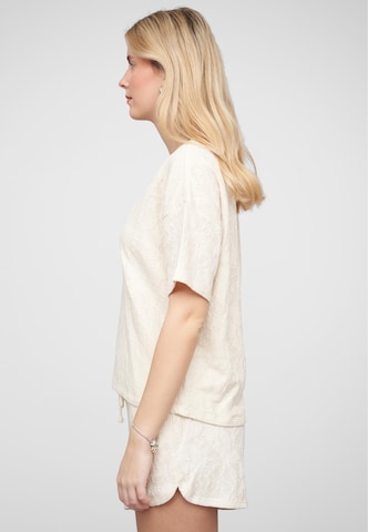 VILA Shirt 'Blomst' in Beige