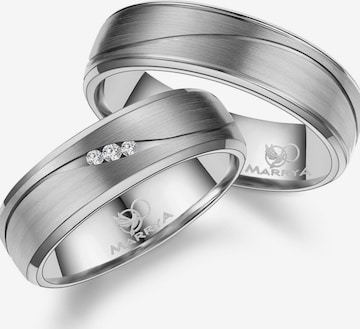 Anello 'MARRYA TI-49 Ehering aus Titan' di MARRYA in argento: frontale