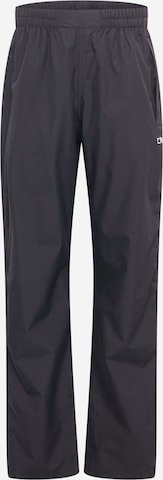 CMP Regular Outdoor Pants in Black: front