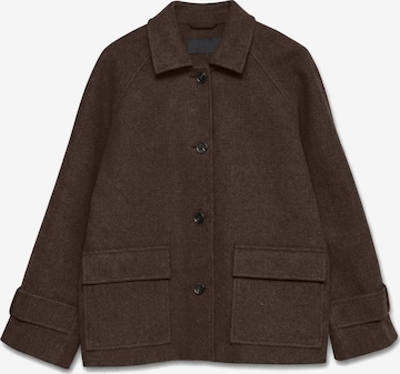 VERO MODA - Chaqueta de entretiempo 'Awaya' en marrón: frente