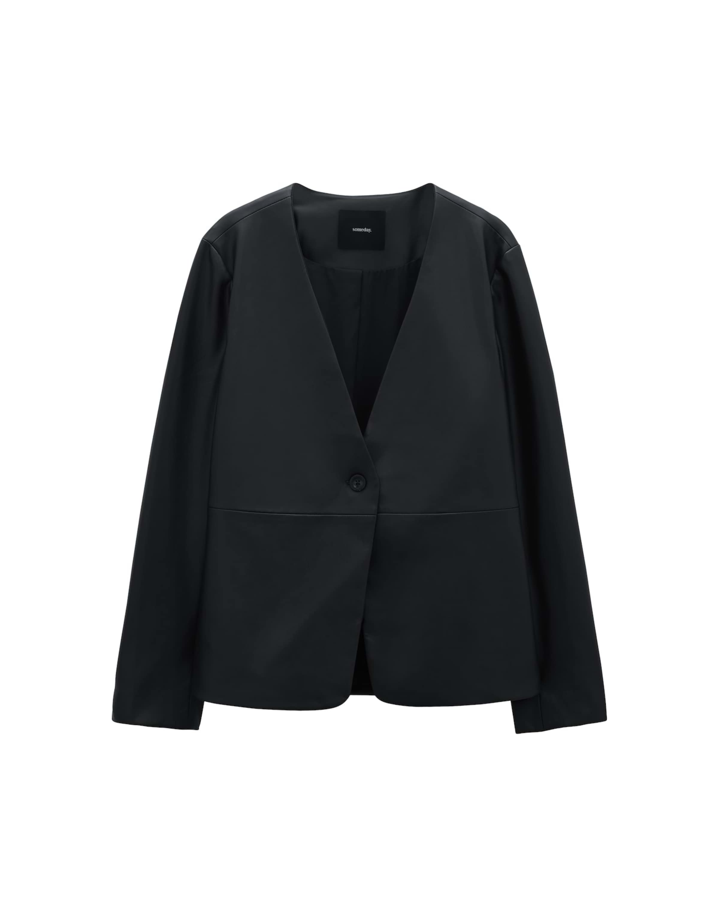 Someday Blazer in Black: front