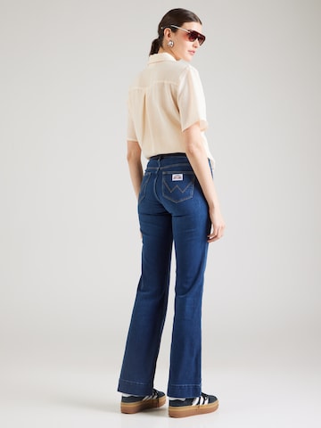 WRANGLER Flared Jeans 'Melody' in Blau: Rückseite