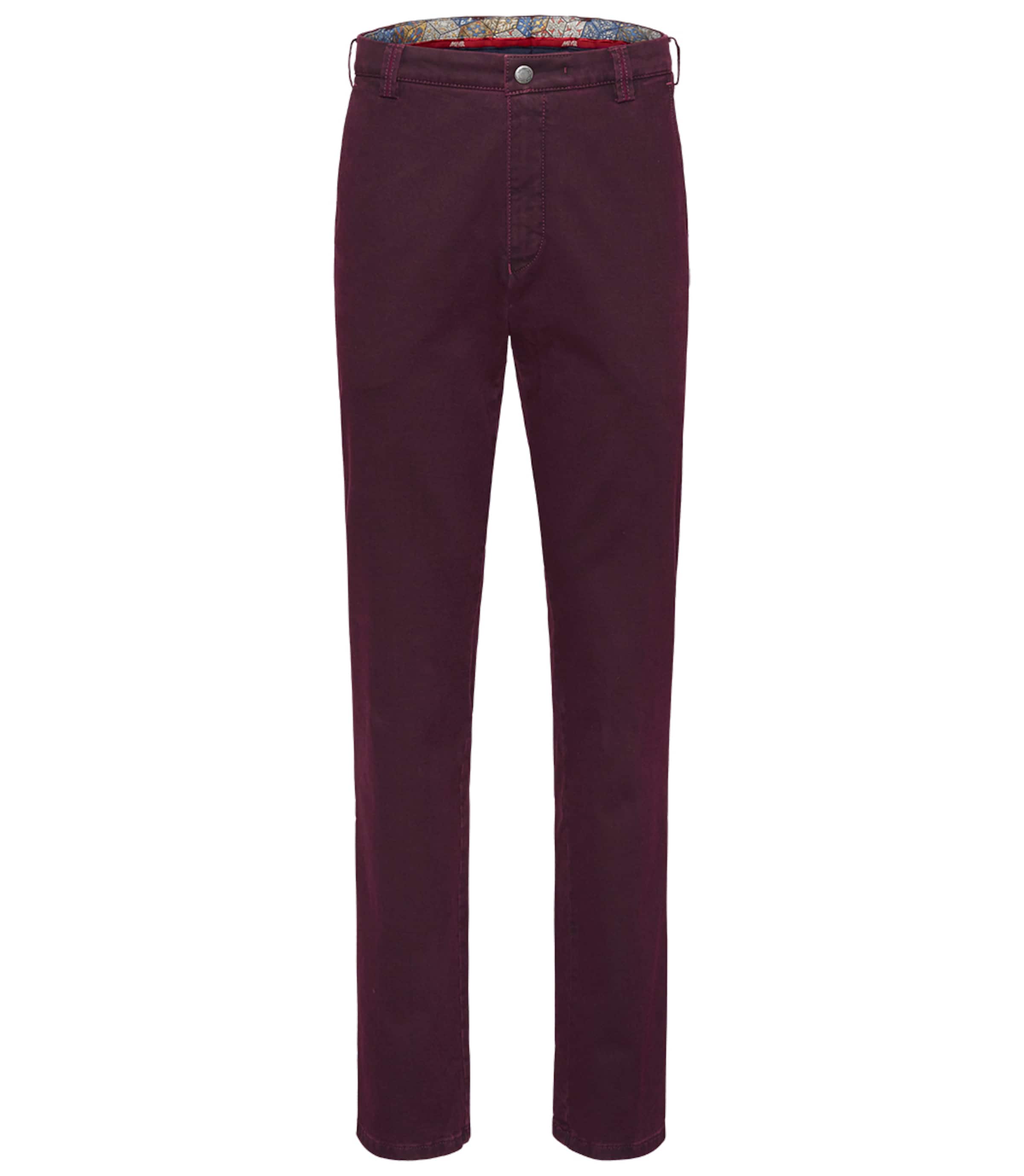 Regular Pantalon chino Meyer Hosen en violet : devant