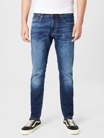 Coupe slim Jean 'STANLEY' Pepe Jeans en bleu : devant