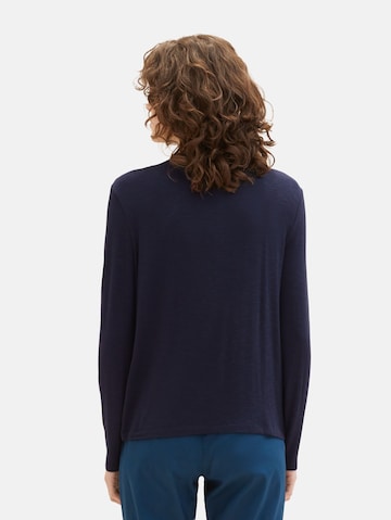 TOM TAILOR Knit Cardigan in Blue