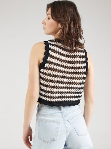 Noisy may Knitted top 'VIVO' in Black
