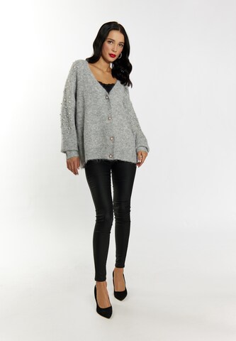 faina Knit Cardigan in Grey