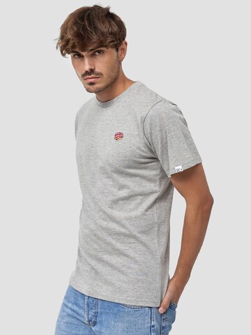 Mikon T-Shirt 'Donut' in Grau: Vorderseite